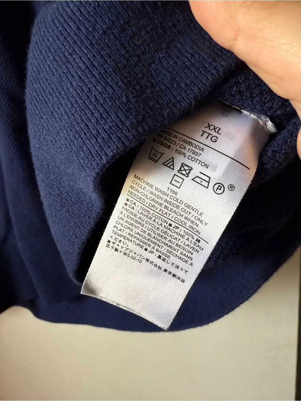 Banana Republic Men’s Cotton Sweater Short Sleeve Shirt Navy